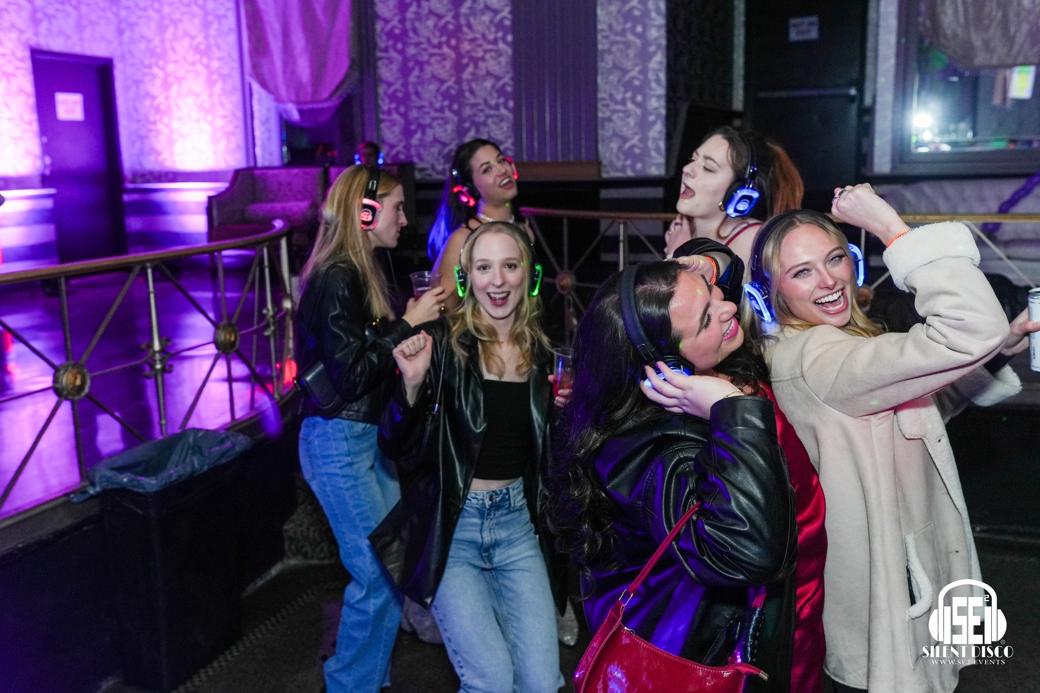 SE2 Silent Disco guests at The Statler in Buffalo.