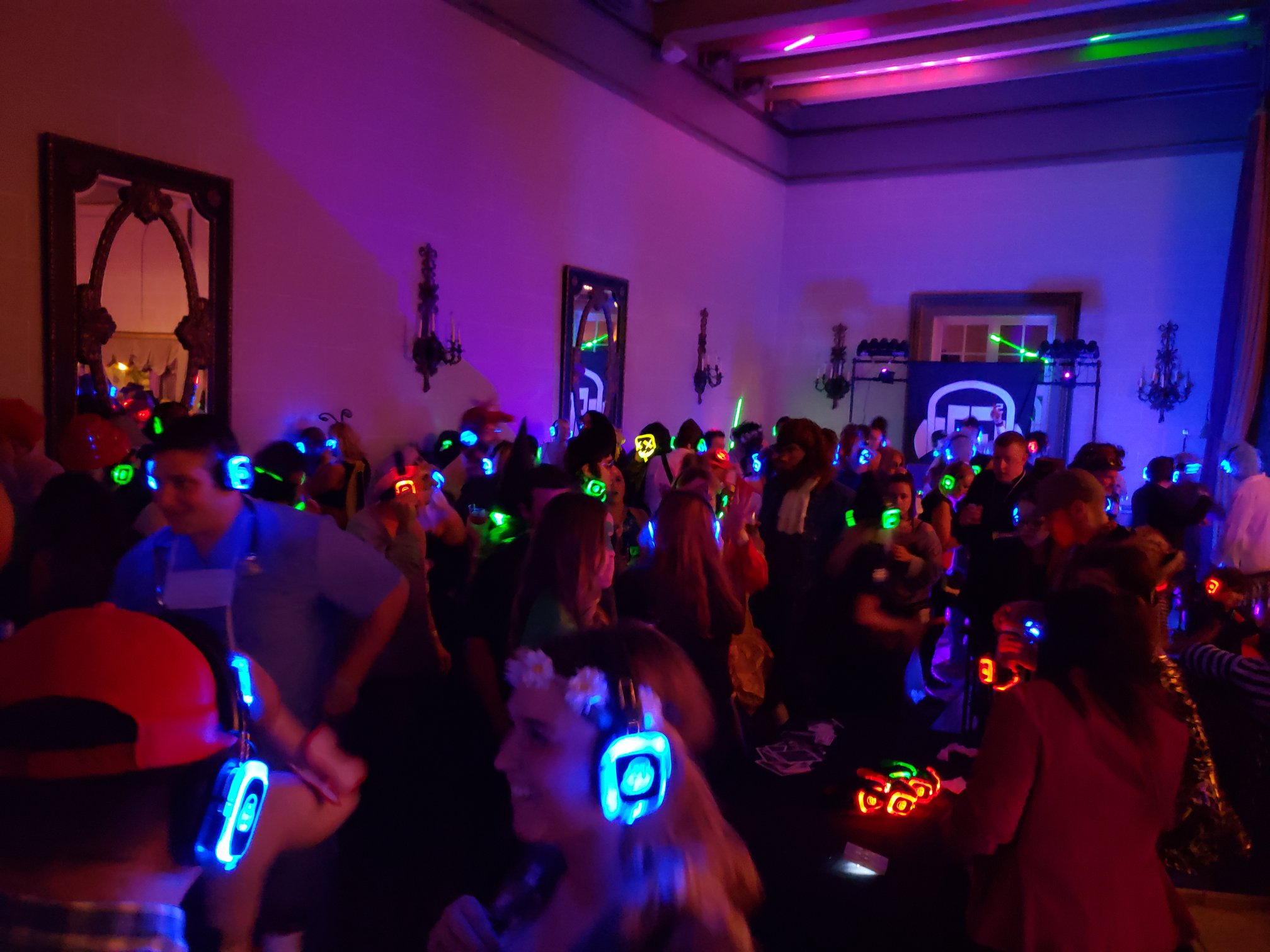SE2 Silent Disco guests at The Statler in Buffalo.