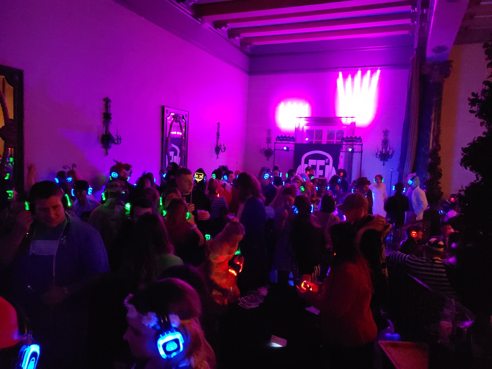 SE2 Silent Disco guests at The Statler in Buffalo.