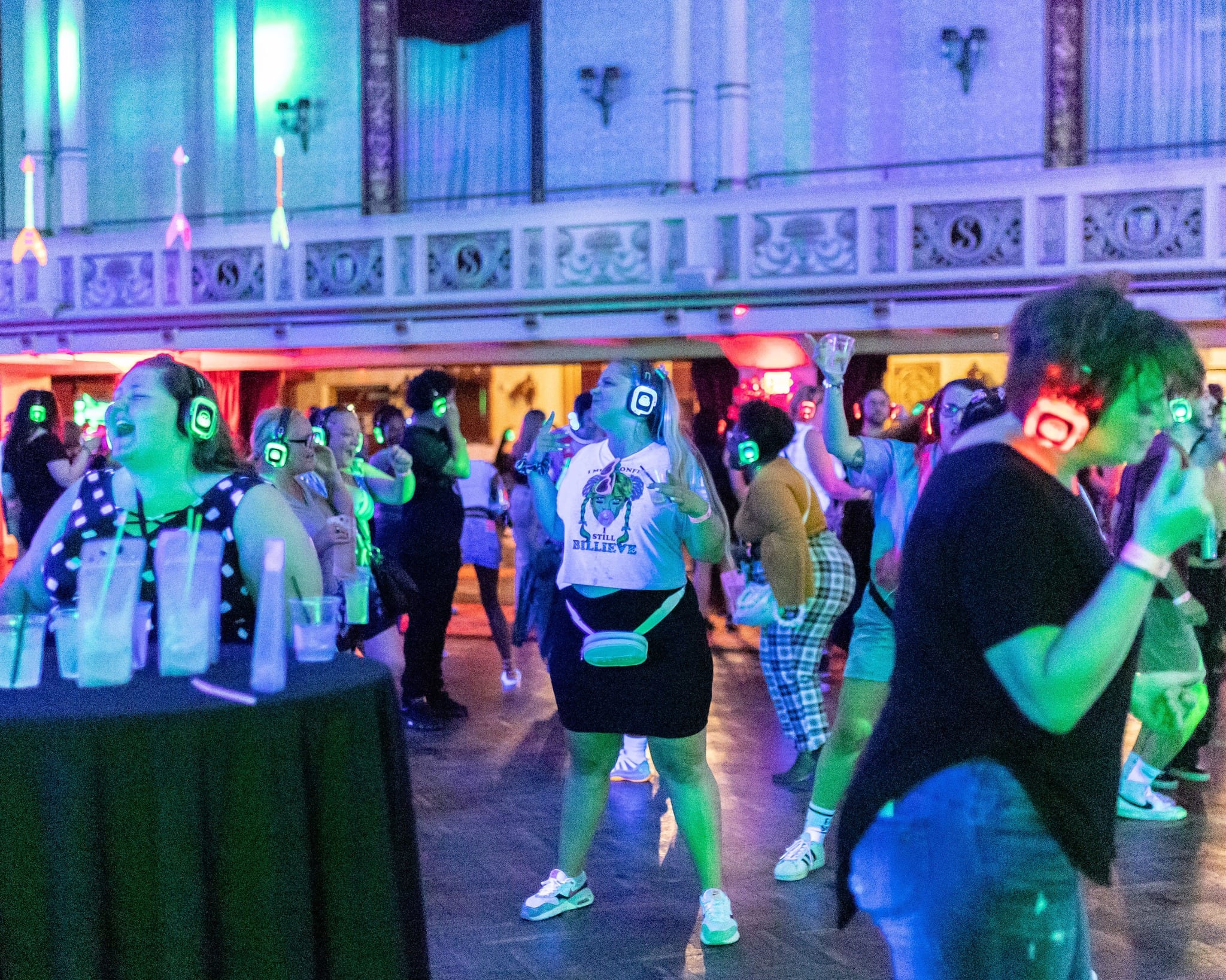 SE2 Silent Disco guests at The Statler in Buffalo.