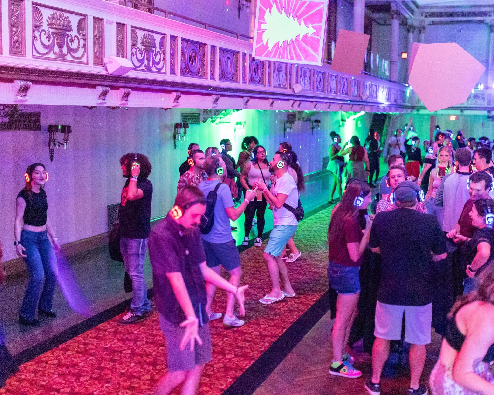 SE2 Silent Disco guests at The Statler in Buffalo.