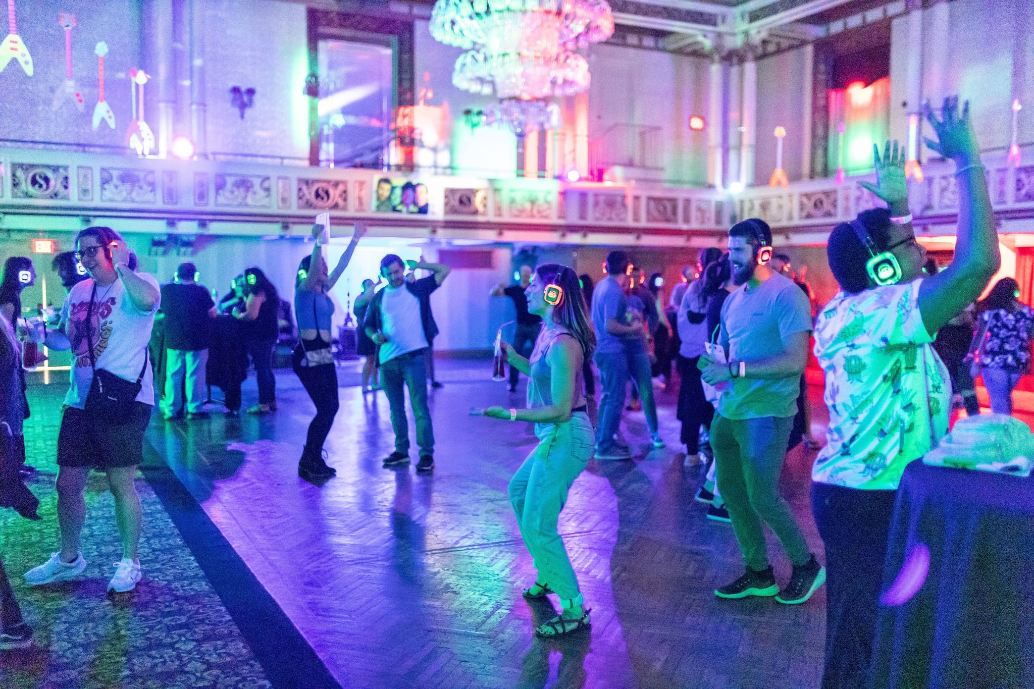 SE2 Silent Disco guests at The Statler in Buffalo.