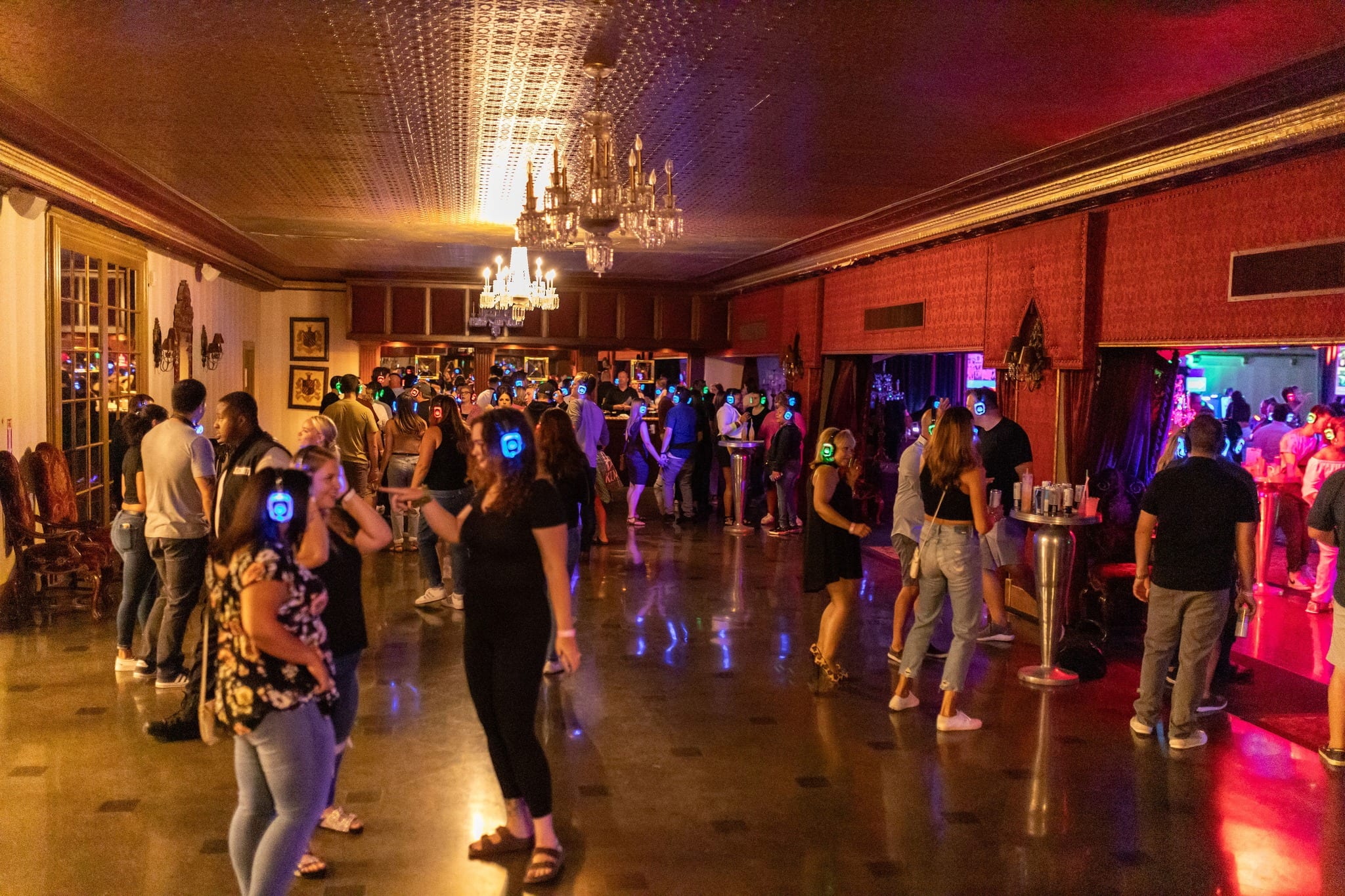SE2 Silent Disco guests at The Statler in Buffalo.