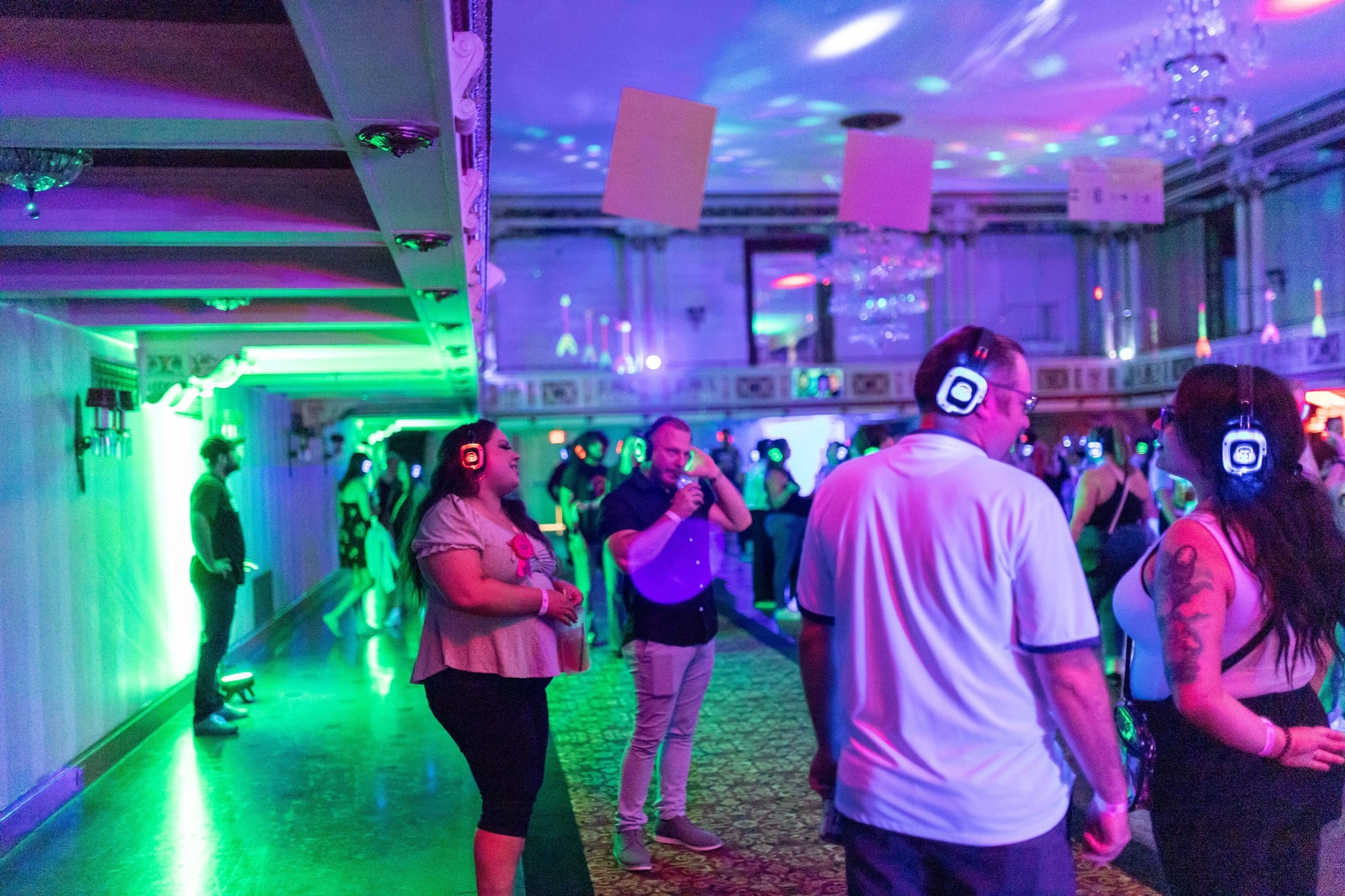 SE2 Silent Disco guests at The Statler in Buffalo.