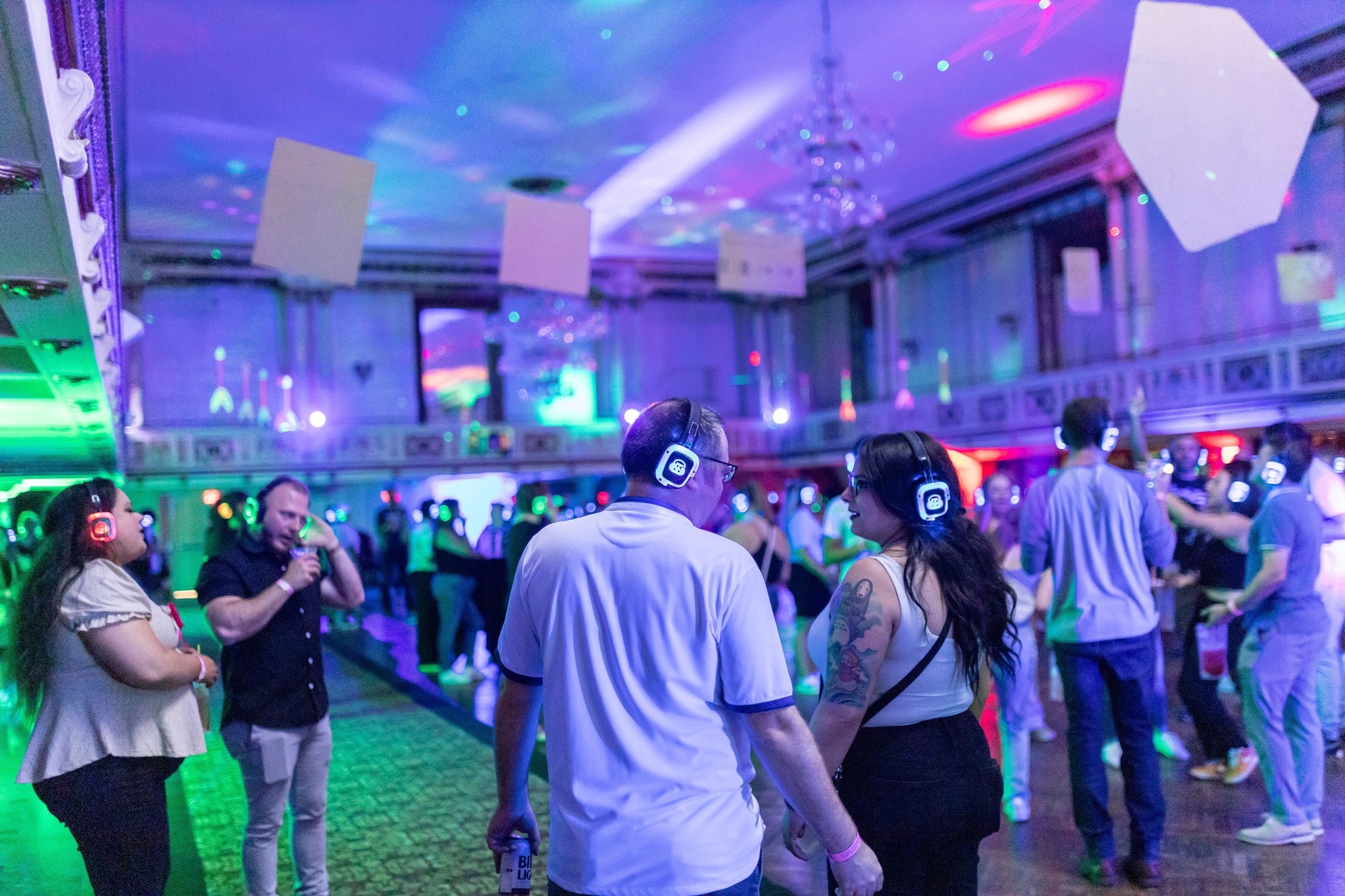 SE2 Silent Disco guests at The Statler in Buffalo.