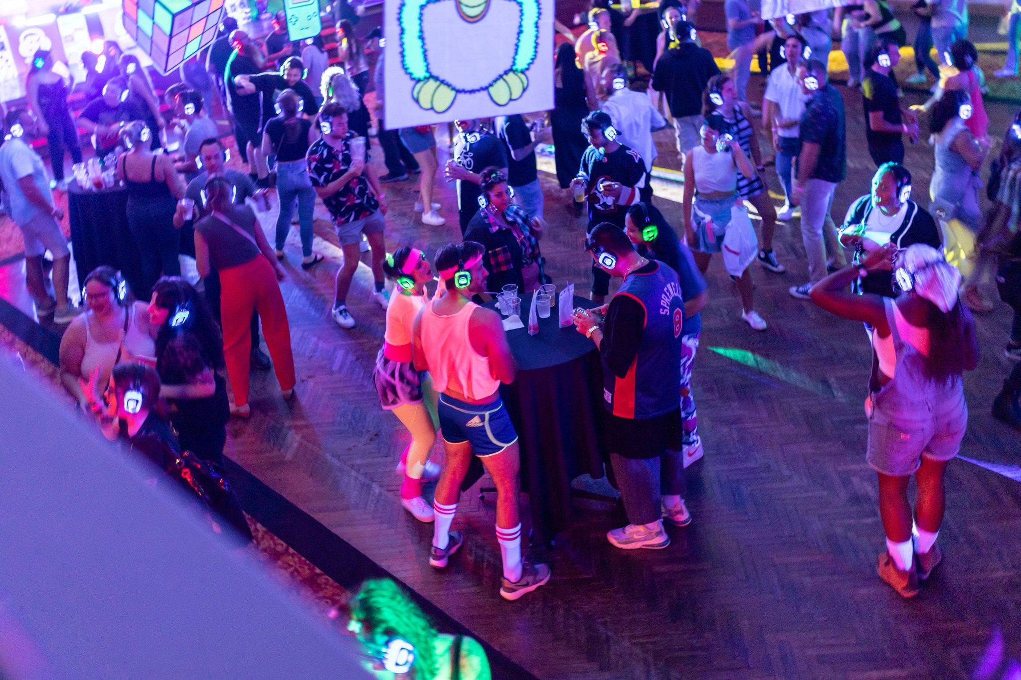 SE2 Silent Disco guests at The Statler in Buffalo.