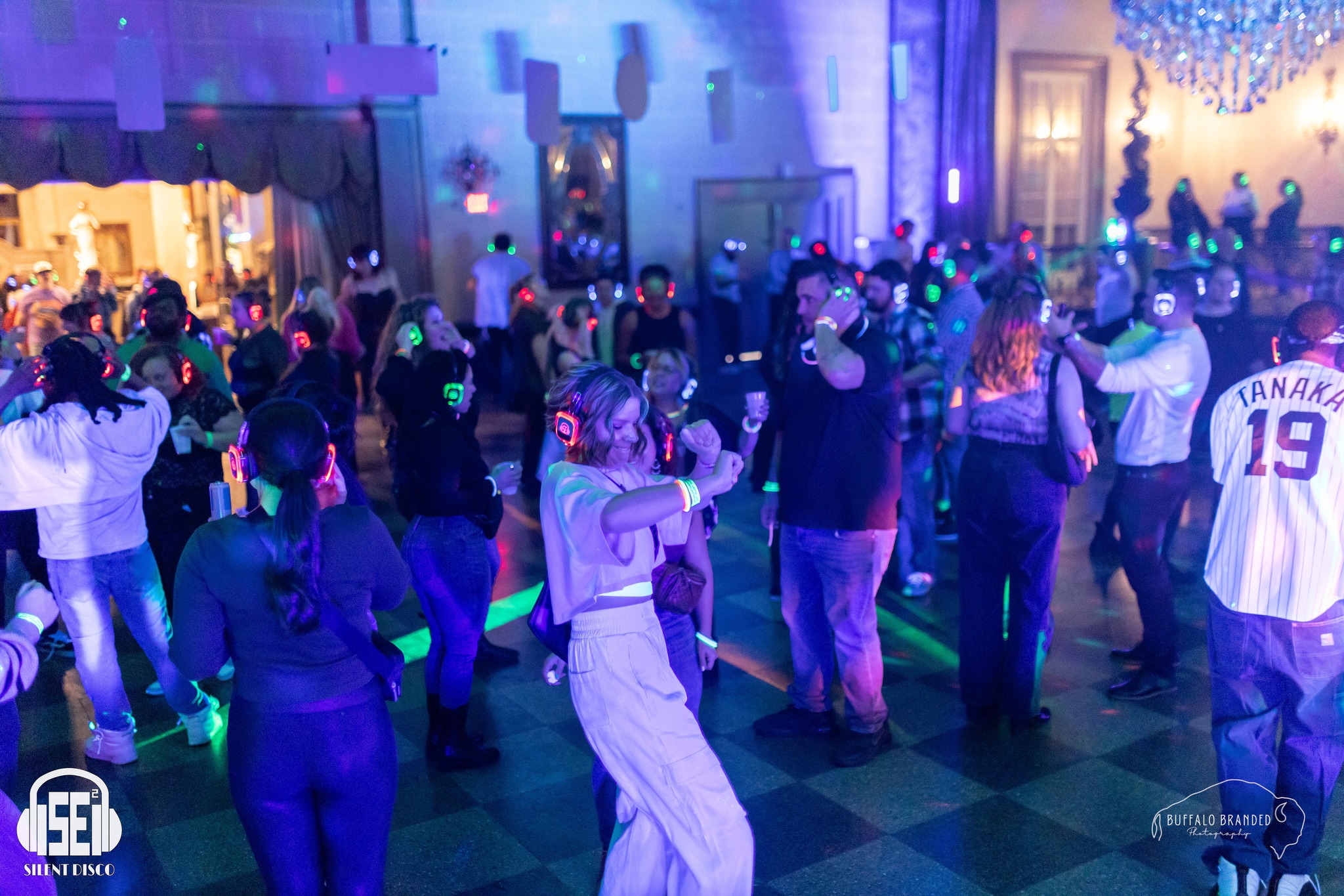 SE2 Silent Disco guests at The Statler in Buffalo.