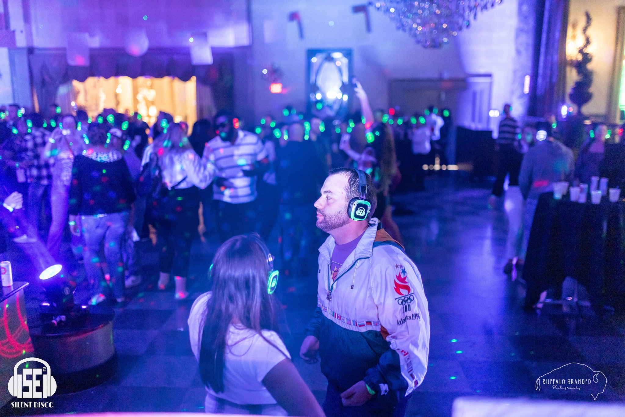SE2 Silent Disco guests at The Statler in Buffalo.