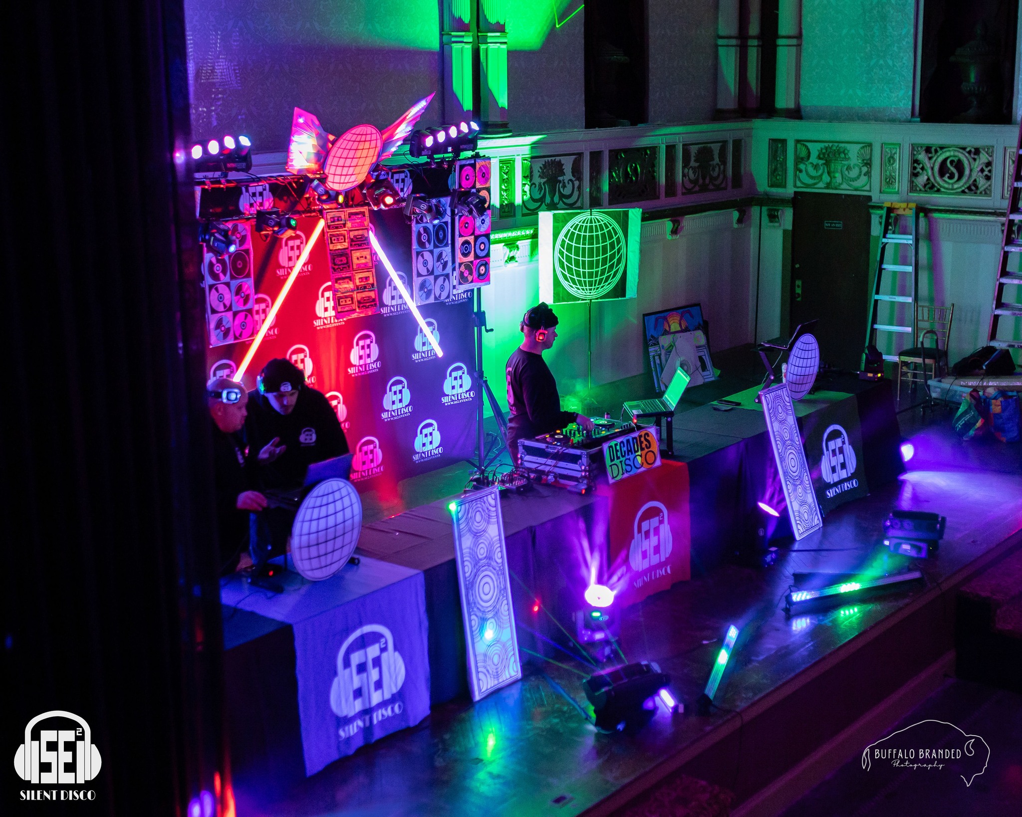 SE2 Silent Disco guests at The Statler in Buffalo.