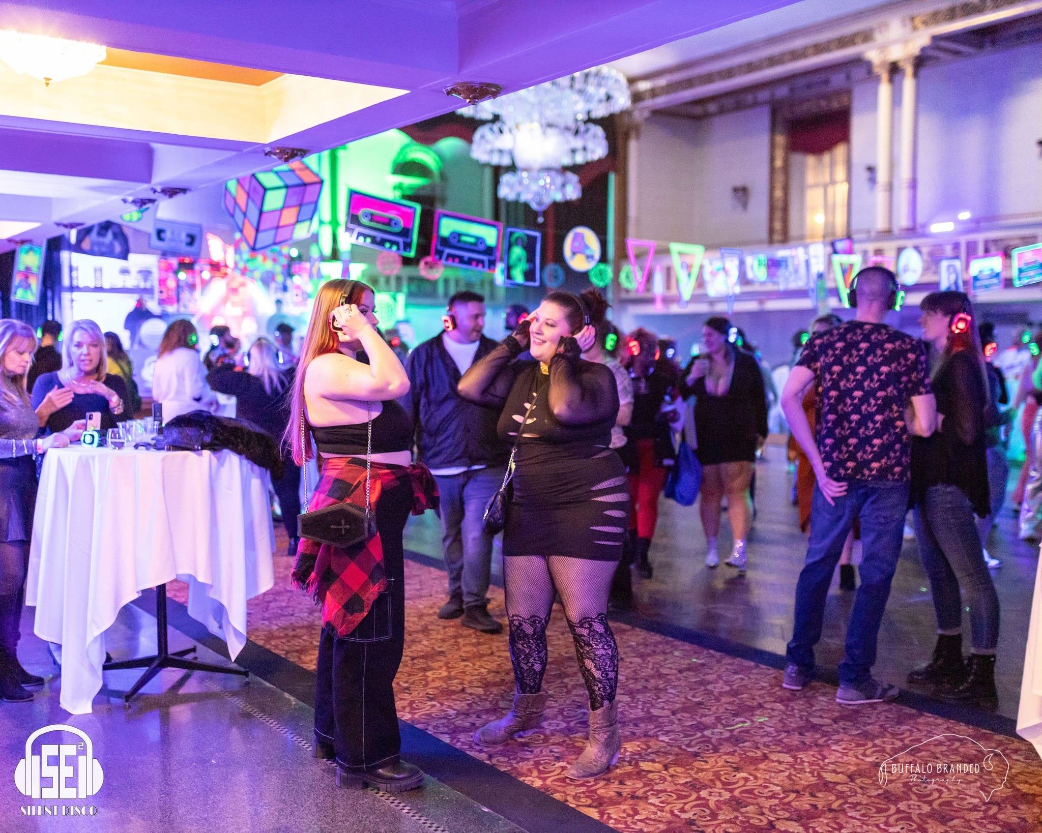 SE2 Silent Disco guests at The Statler in Buffalo.