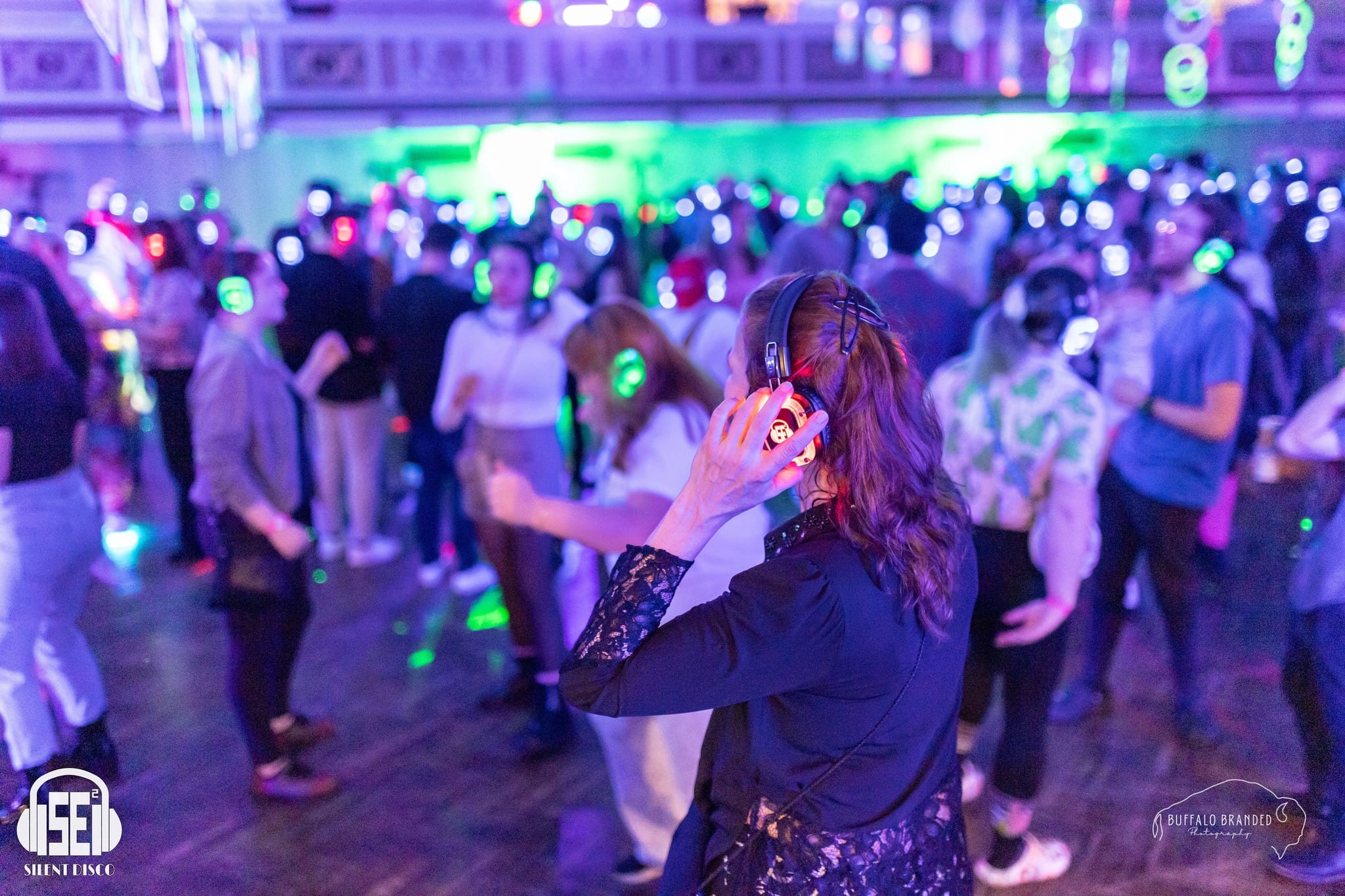 SE2 Silent Disco guests at The Statler in Buffalo.