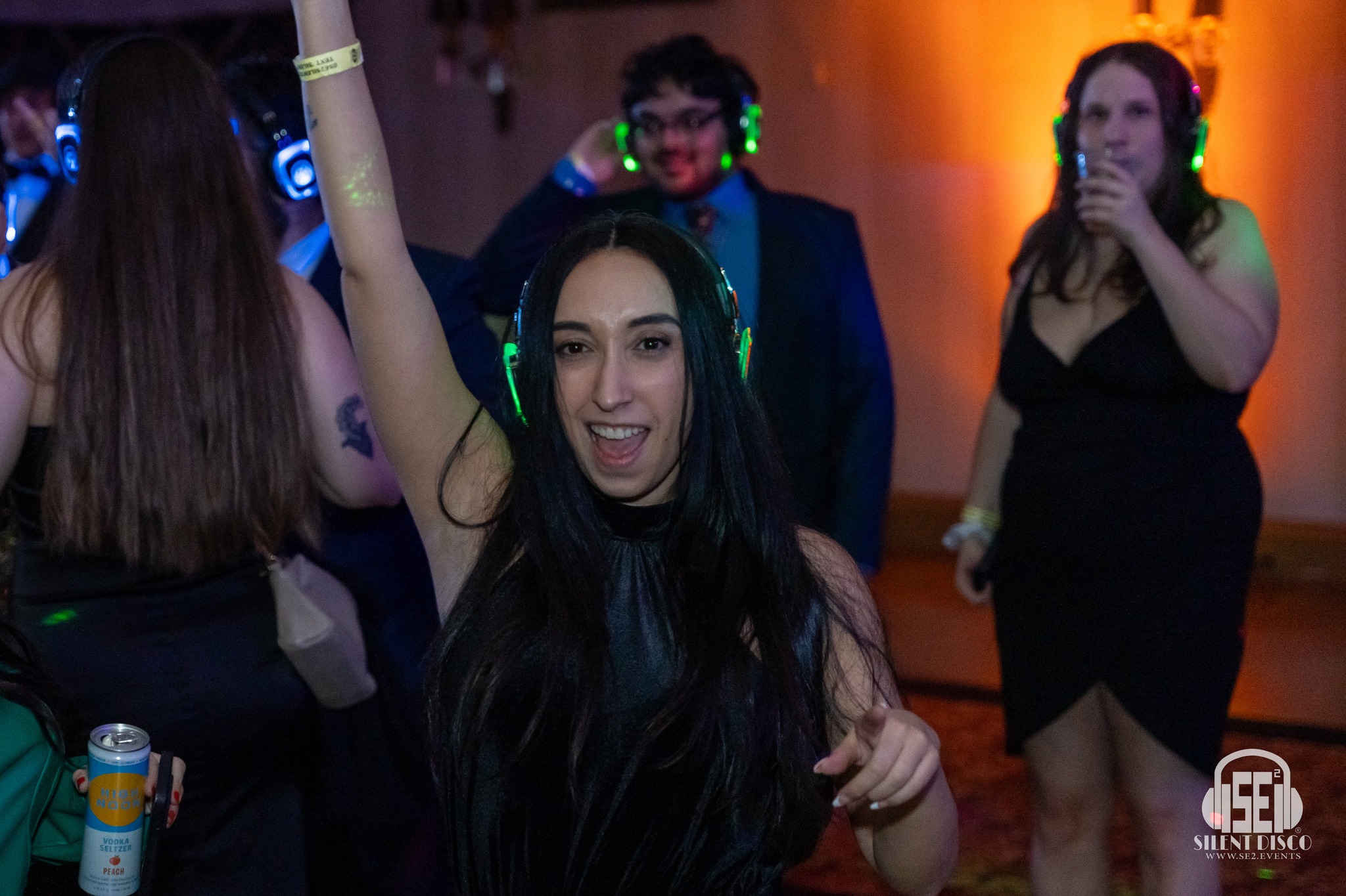 SE2 Silent Disco guests at The Statler in Buffalo.