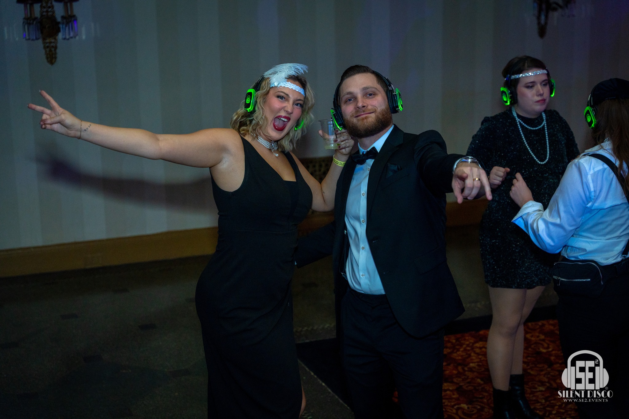 SE2 Silent Disco guests at The Statler in Buffalo.
