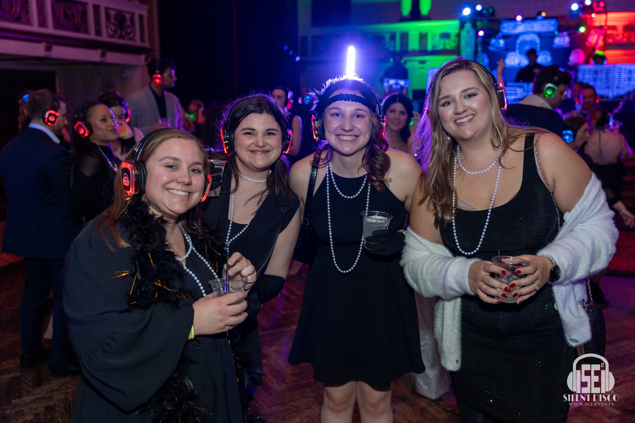 SE2 Silent Disco guests at The Statler in Buffalo.