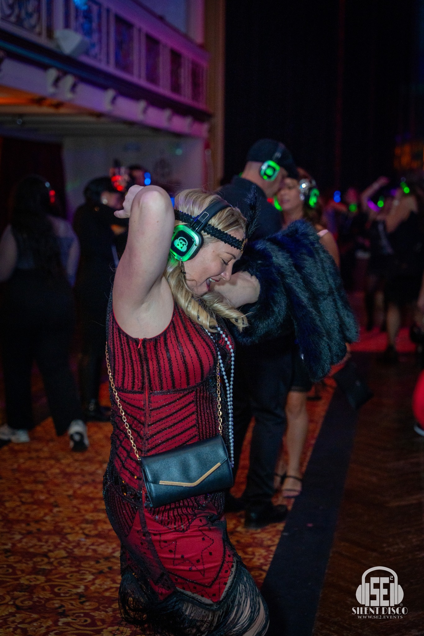 SE2 Silent Disco guests at The Statler in Buffalo.
