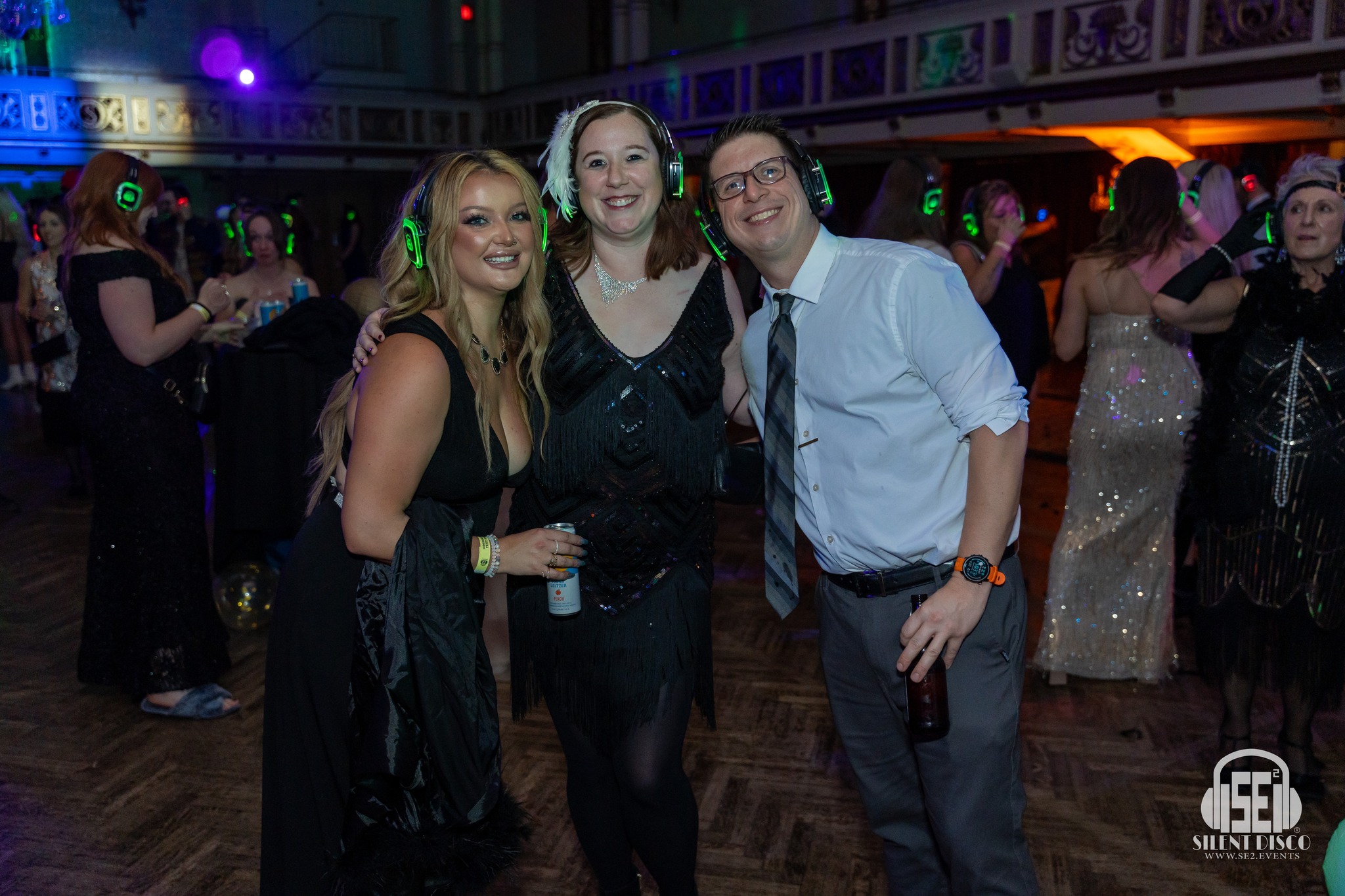 SE2 Silent Disco guests at The Statler in Buffalo.