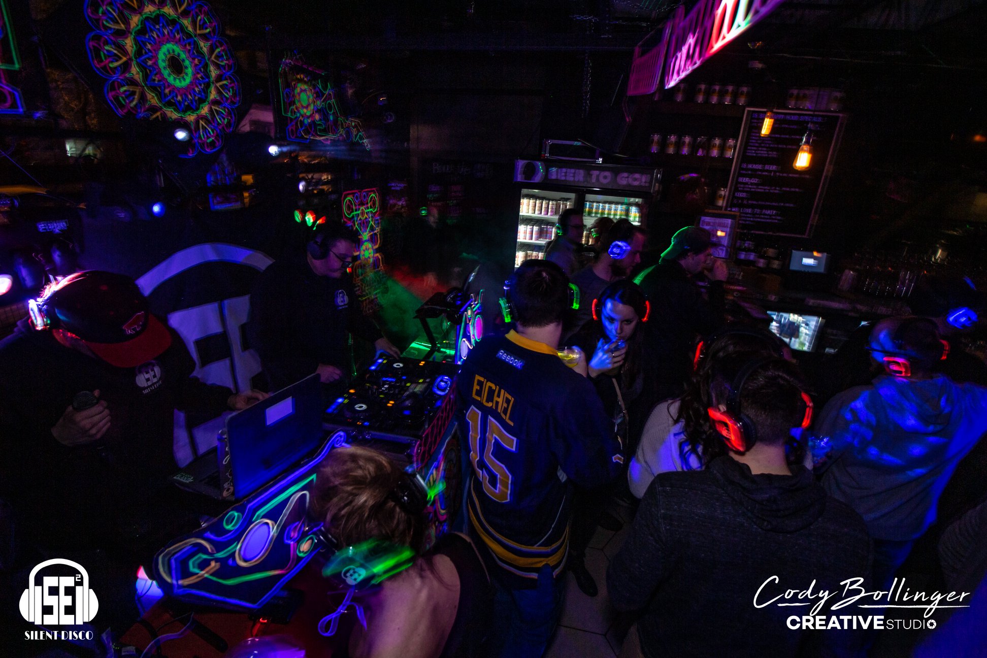 SE2 Silent Disco guests at Thin Man Brewery in Buffalo.
